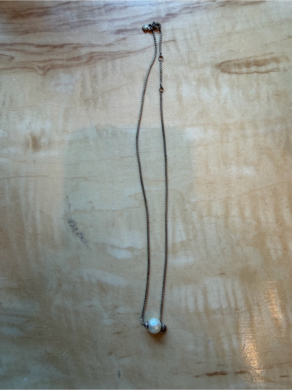 David Yurman White Pearl Pendant Necklace - Women Jewelry
